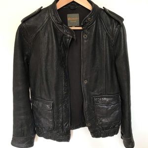Madewell Wearmaster Outerwear Leather Jacket